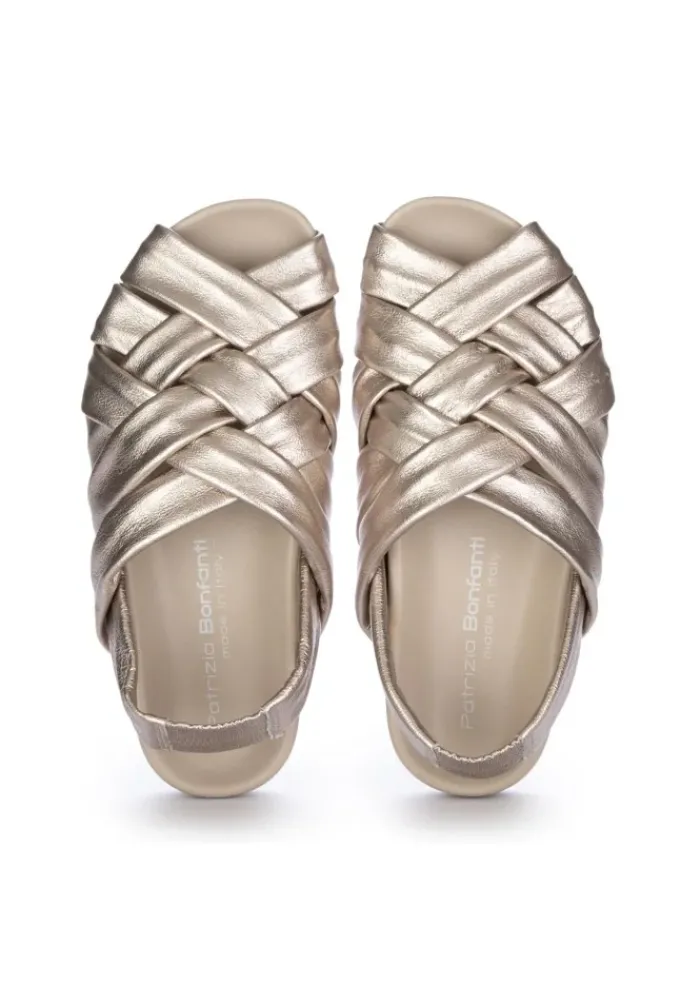 PATRIZIA BONFANTI | SANDALEN AMELIE BACK SILK METALLISCH Fashion