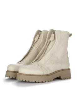 PATRIZIA BONFANTI | STIEFELETTEN KUNI ZIP BISONTE BEIGE Best