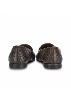 PAWELK'S SHOES PAWELK'S | LOAFERS GEWEBTES TUFF LEDER BRAUN New