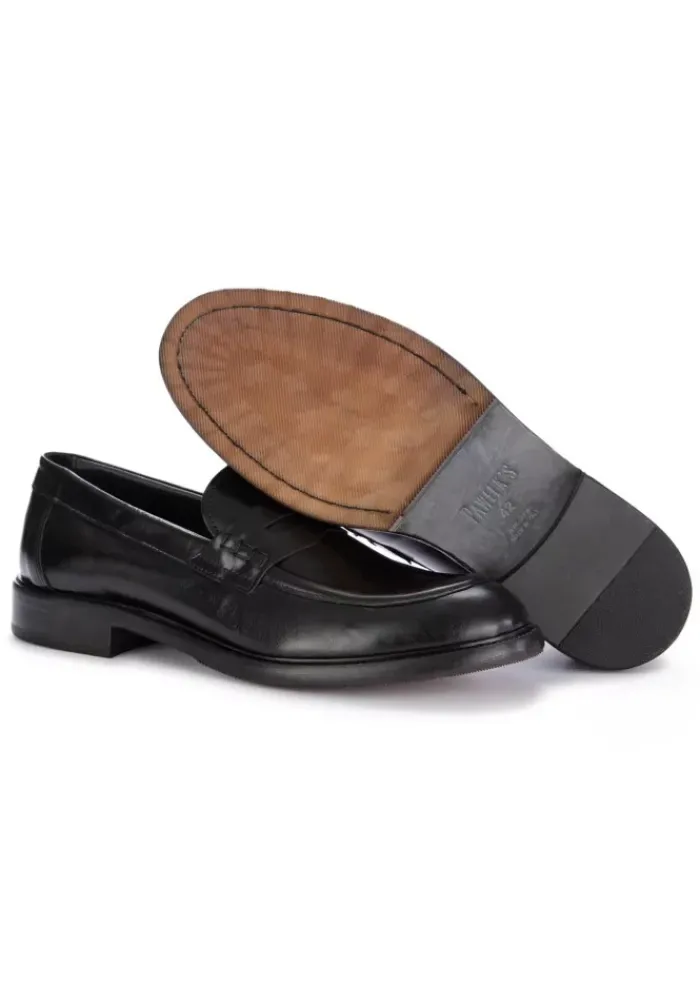 PAWELK'S SHOES PAWELK'S | LOAFERS SIERRA LEDER SCHWARZ Sale