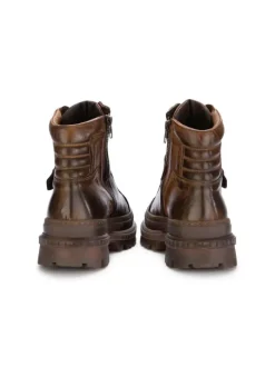 PAWELK'S SHOES PAWELK'S | SCHNÜRSTIEFELETTEN CRUST LEDER BRAUN Sale