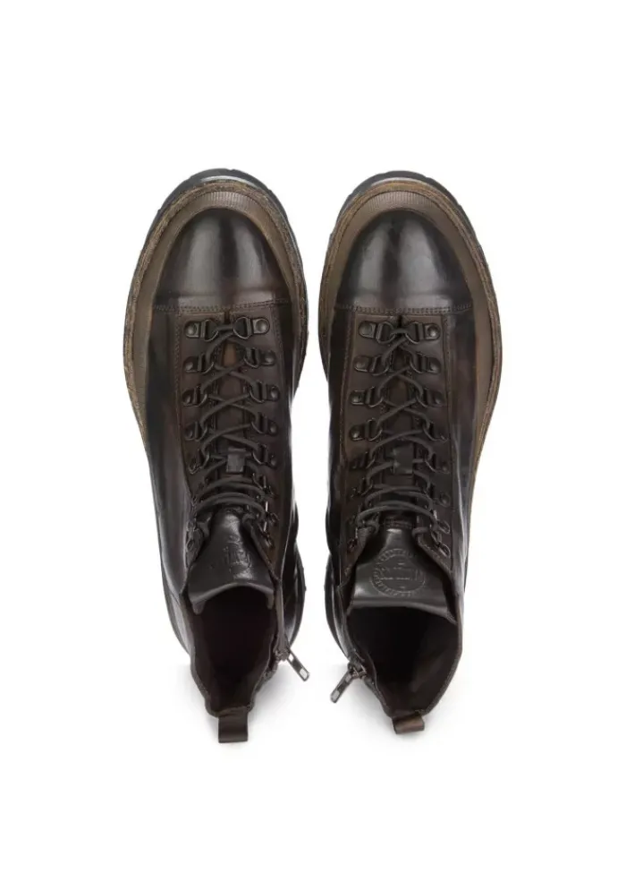 PAWELK'S SHOES PAWELK'S | STIEFELETTEN CRUST LEDER DUNKELBRAUN Clearance