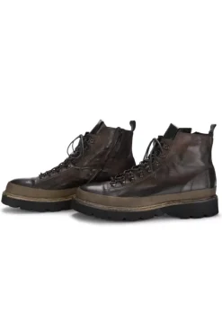 PAWELK'S SHOES PAWELK'S | STIEFELETTEN CRUST LEDER DUNKELBRAUN Clearance