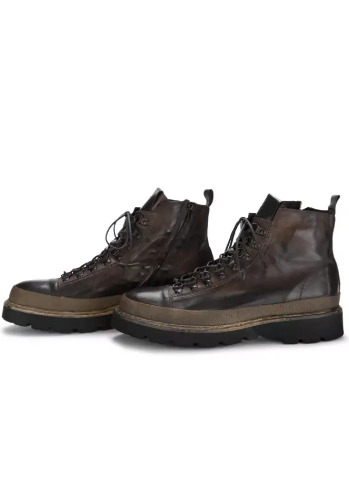 PAWELK'S SHOES PAWELK'S | STIEFELETTEN CRUST LEDER DUNKELBRAUN Clearance