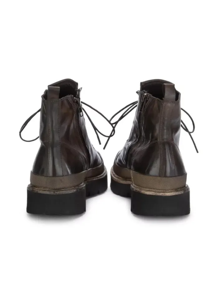 PAWELK'S SHOES PAWELK'S | STIEFELETTEN CRUST LEDER DUNKELBRAUN Clearance