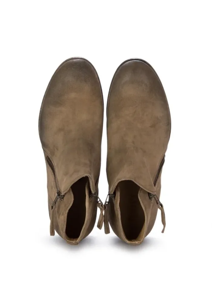 PAWELK'S SHOES PAWELK'S | STIEFELETTEN WILDLEDER WASH BRAUN Clearance