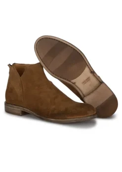 PAWELK'S SHOES PAWELK'S | STIEFELETTEN WILDLEDER WASH LION BRAUN Sale
