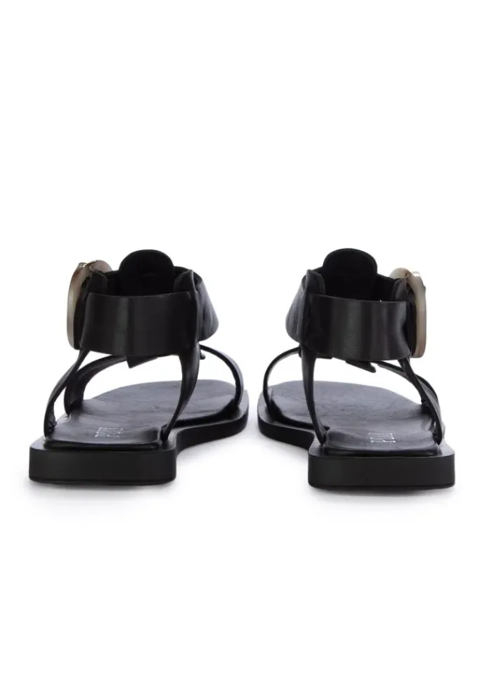 PIXY | FLACHE SANDALEN NAPPA SCHWARZ Outlet