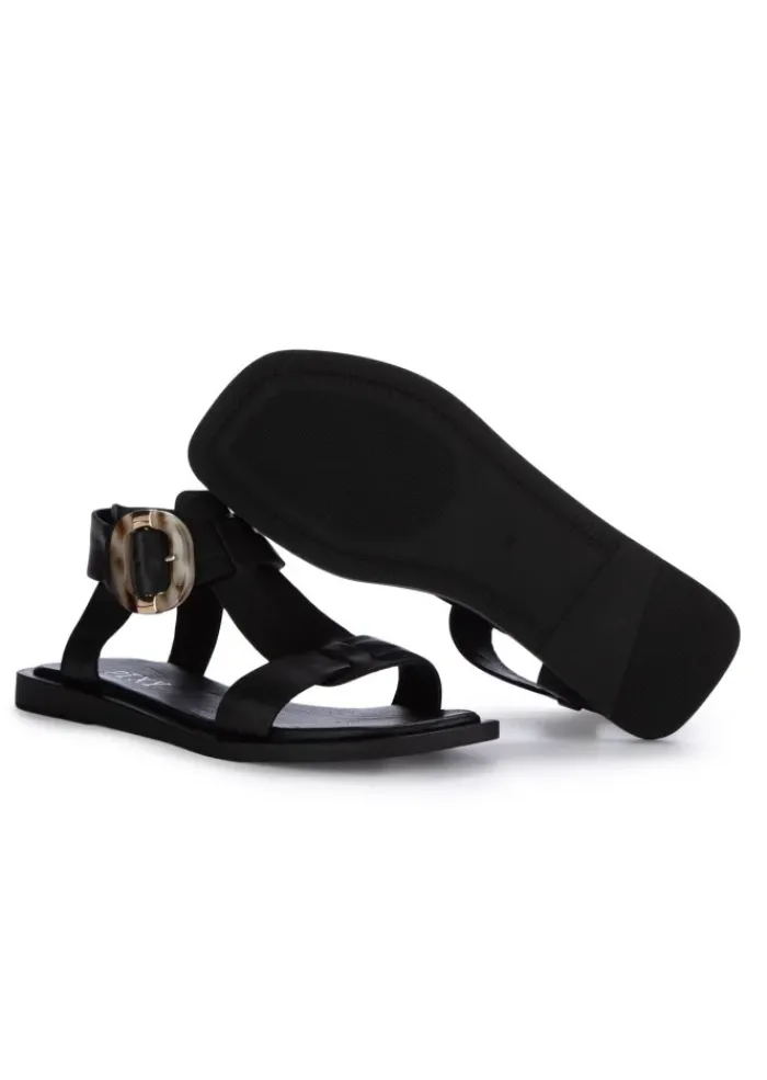 PIXY | FLACHE SANDALEN NAPPA SCHWARZ Outlet