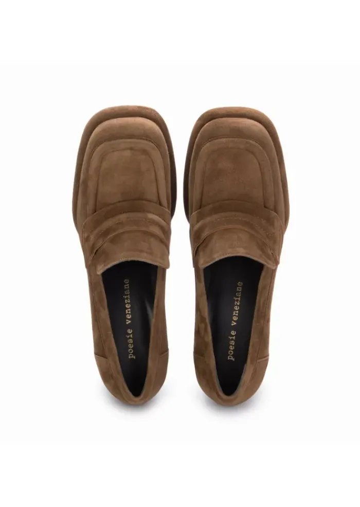 POEVE POESIE VENEZIANE | ABSATZSCHUHE WILDLEDER BRAUN Fashion