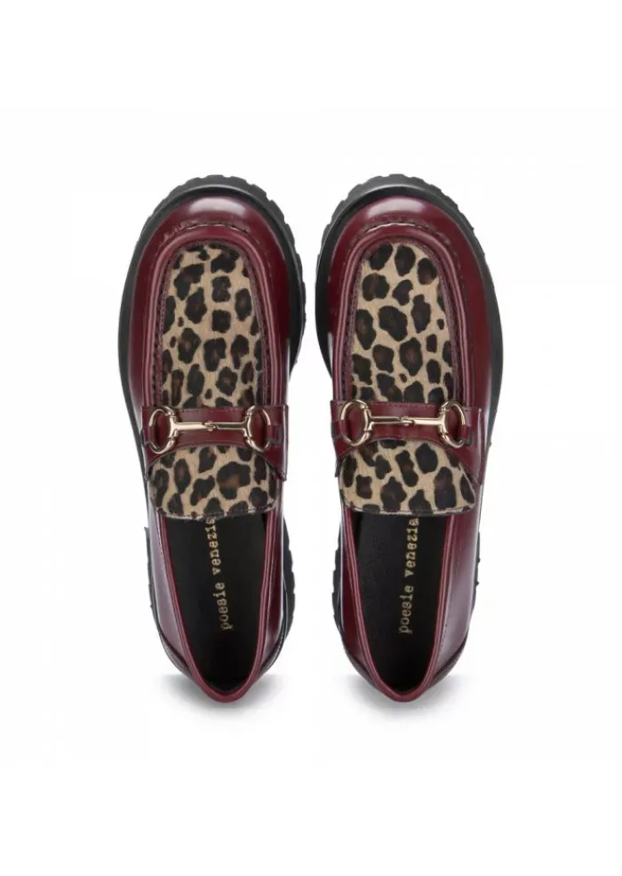 POEVE POESIE VENEZIANE | DAMENLOAFERS JMC30N BORDEAUX LEO Best