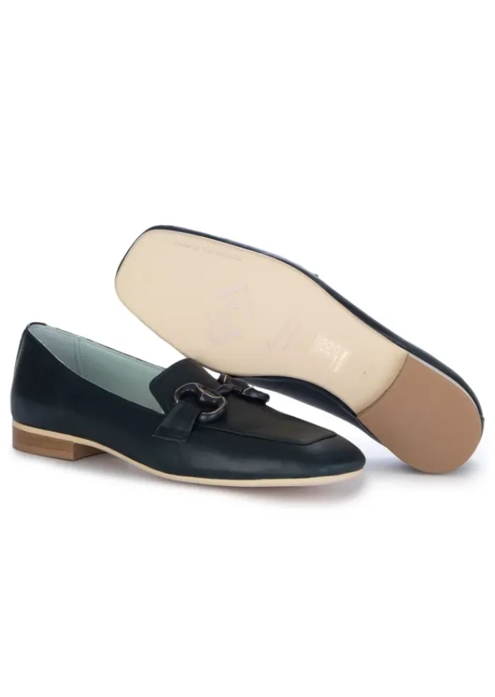 POEVE POESIE VENEZIANE | LOAFER LEDER NAPPA BLAU Sale
