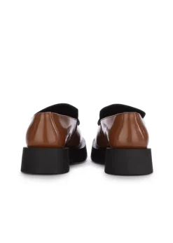 POEVE POESIE VENEZIANE | LOAFER DICKE SOHLE ABRASIVATO BRAUN SCHWARZ New