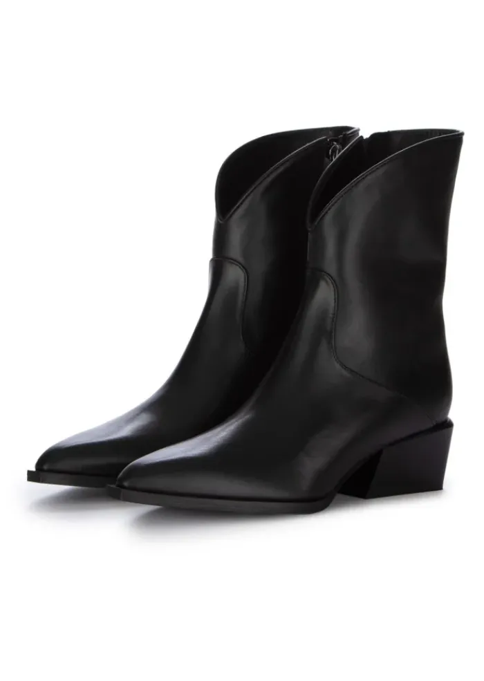POEVE POESIE VENEZIANE | STIEFELETTEN HARPER VITELLO SCHWARZ Outlet