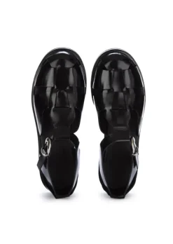 POEVE | FISHERMAN SANDALEN NEW ABRASIVATO SCHWARZ Fashion