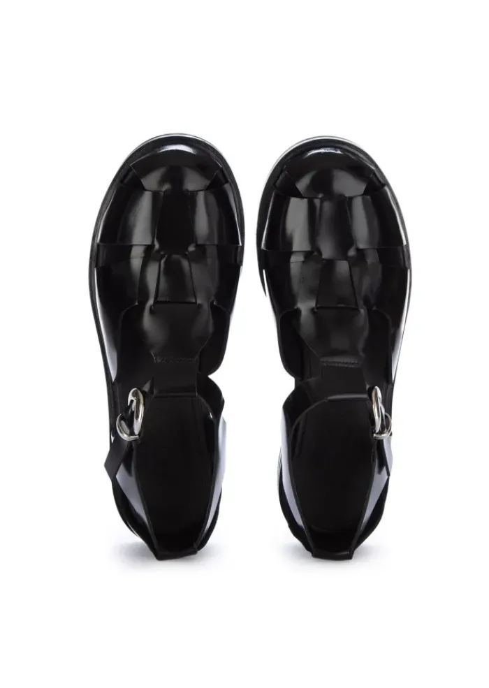POEVE | FISHERMAN SANDALEN NEW ABRASIVATO SCHWARZ Fashion