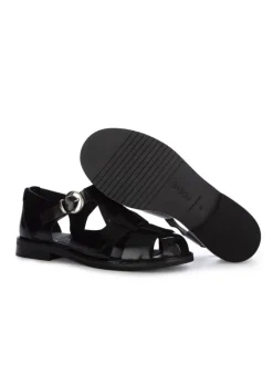 POEVE | FISHERMAN SANDALEN NEW ABRASIVATO SCHWARZ Fashion