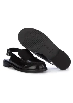 POEVE | SLINGBACK LOAFER NEW ABRASIVATO SCHWARZ Online