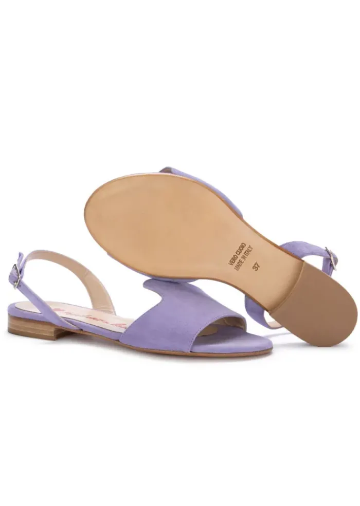 POSITANO IN LOVE | SANDALEN DOMINICA WILDLEDER WISTERIA Hot