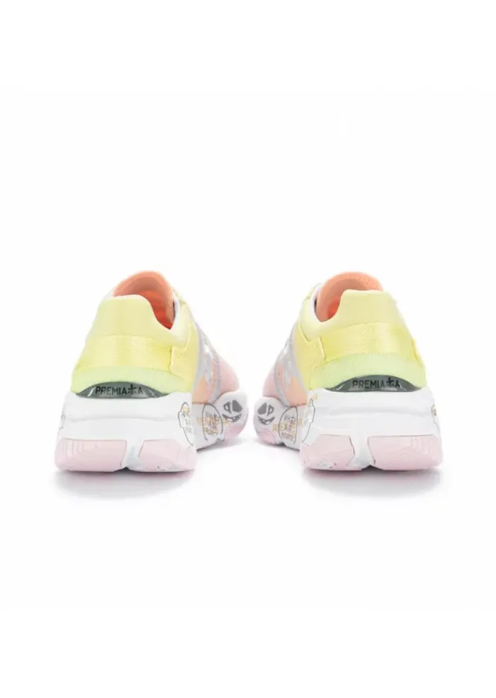 PREMIATA | SNEAKER BUFF NETZ FARBVERLAUF ROSA GELB Sale