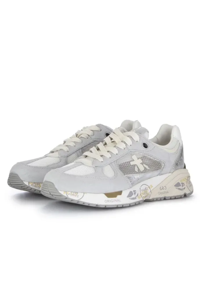 PREMIATA | SNEAKER MASED GRAU SILBER Sale