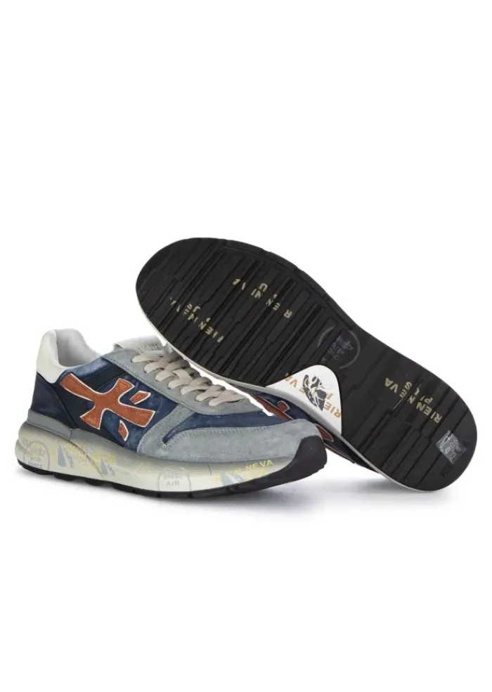 PREMIATA | SNEAKER MICK BLAU GRAU Clearance