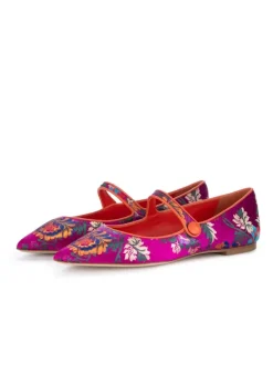 PROSPERINE | MARY JANE BALLERINAS GEISHA FUCHSIE ORANGE Outlet