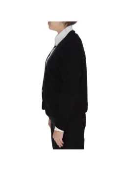 RIVIERA CASHMERE | CARDIGAN TASCHEN SCHWARZ Hot