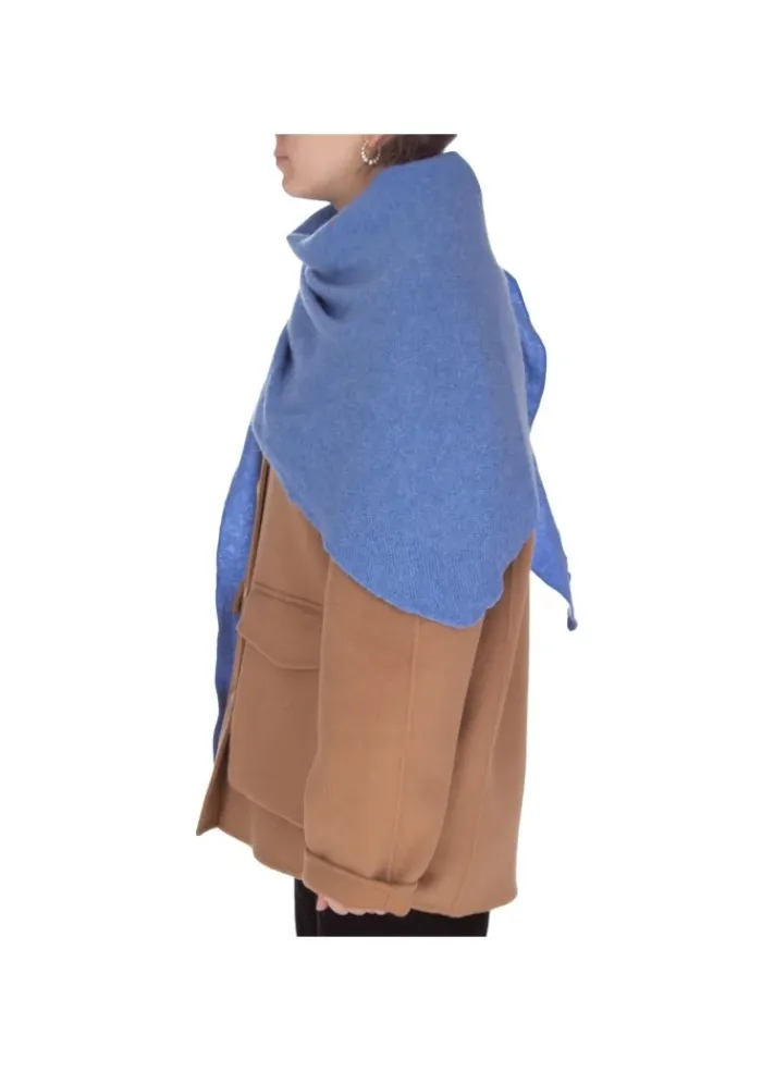 RIVIERA CASHMERE | KEFIA GLATT GESTRICKTER LEICHT HELLBLAU Outlet