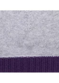 RIVIERA CASHMERE | MÜTZE DOUBLEFACE VIOLETT GRAU Best