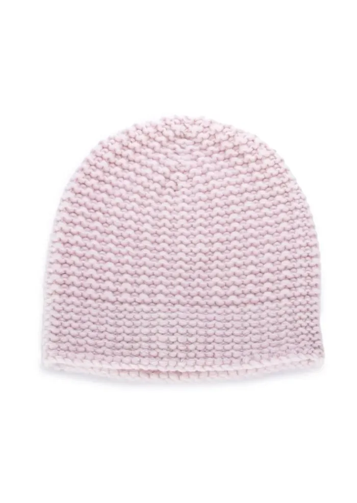 RIVIERA CASHMERE | MÜTZE PWELMUSTER ROSA Fashion