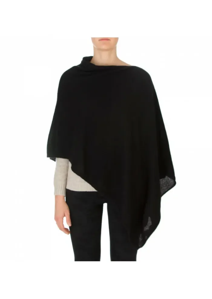 RIVIERA CASHMERE | PONCHO-STIL CAPE10002 SCHWARZ Discount
