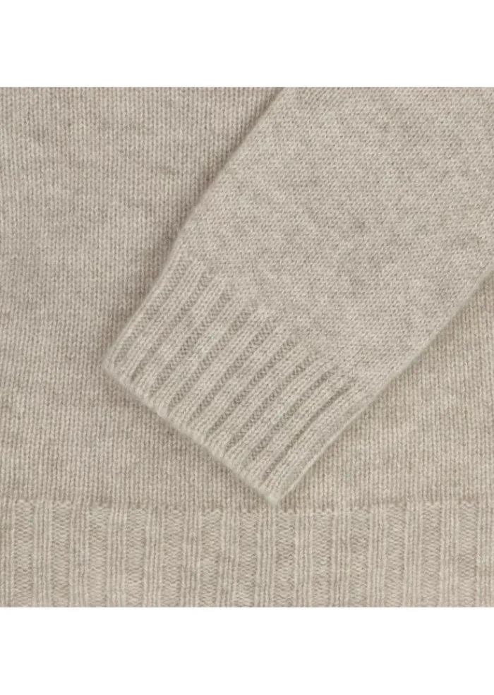 RIVIERA CASHMERE | PULLOVER BARCHETTA BEIGE Discount