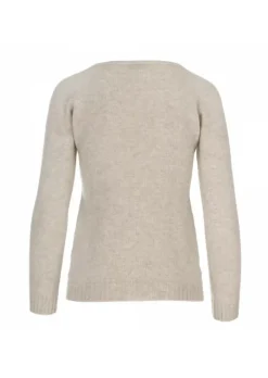 RIVIERA CASHMERE | PULLOVER BARCHETTA BEIGE Discount