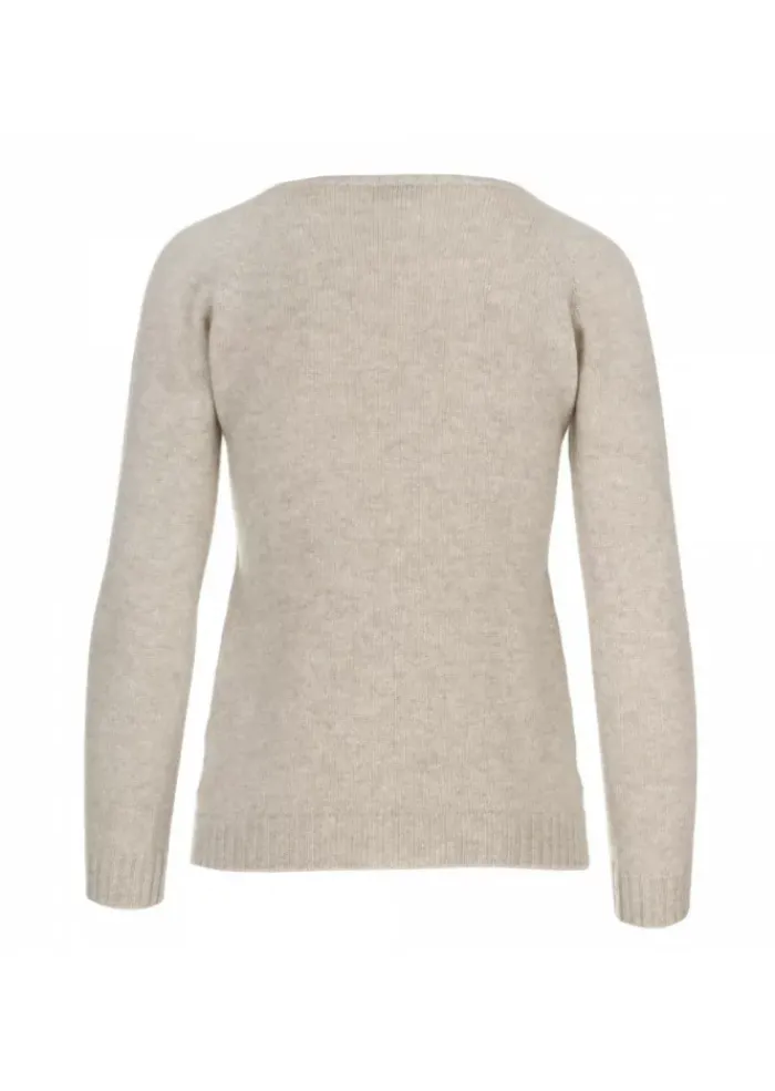 RIVIERA CASHMERE | PULLOVER BARCHETTA BEIGE Discount