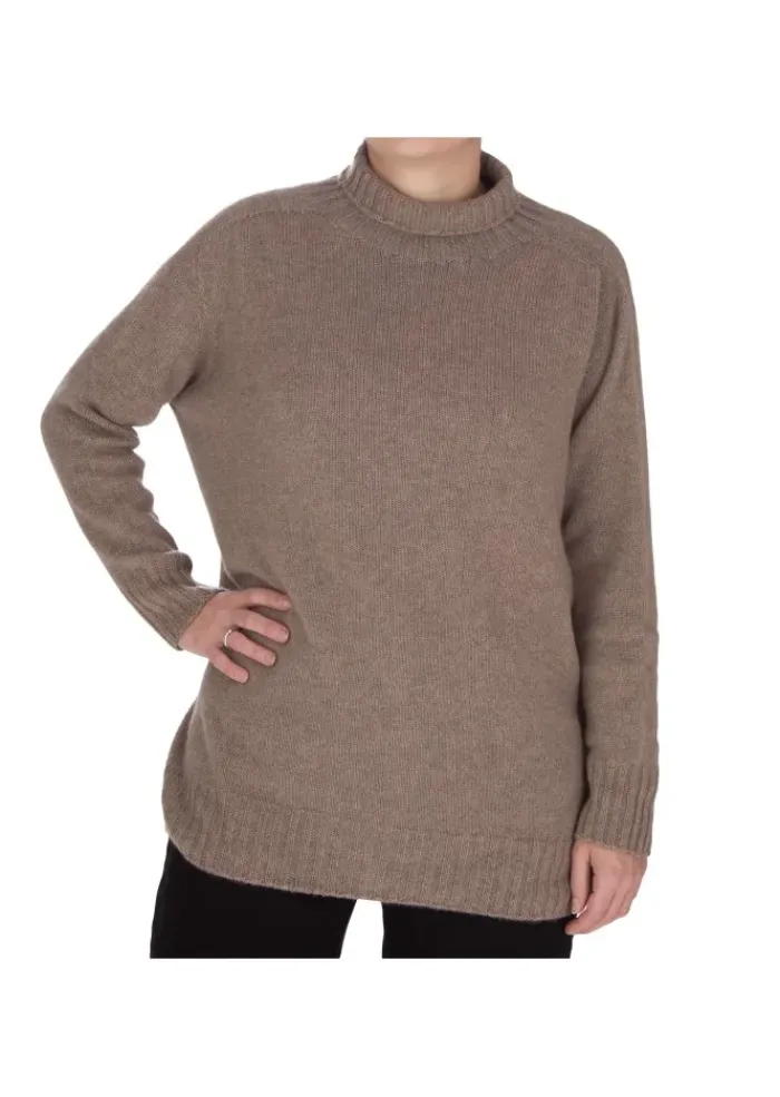 RIVIERA CASHMERE | ROLLKRAGENPULLOVER OVER GARZATO BRAUN Discount