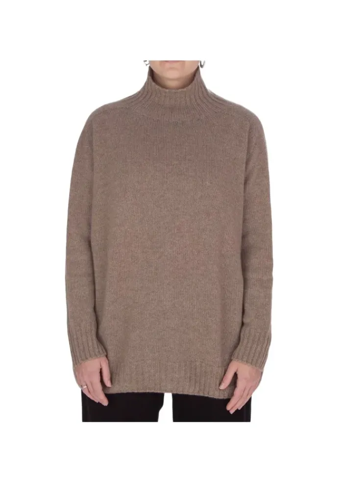 RIVIERA CASHMERE | ROLLKRAGENPULLOVER OVER GARZATO BRAUN Discount