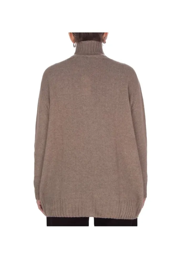 RIVIERA CASHMERE | ROLLKRAGENPULLOVER OVER GARZATO BRAUN Discount