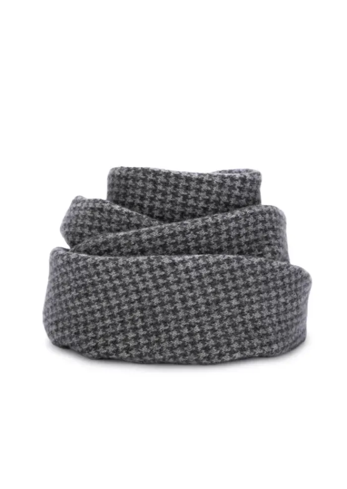 RIVIERA CASHMERE | SCHAL PIED A PULL GRAU Fashion