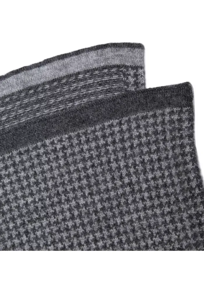 RIVIERA CASHMERE | SCHAL PIED A PULL GRAU Fashion