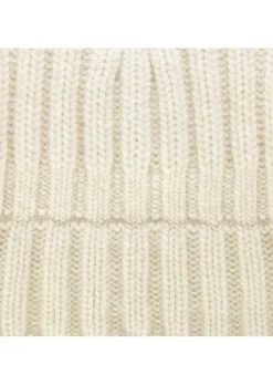 RIVIERA CASHMERE | WARME MÜTZE GERIPPT CREMEWEIß Discount