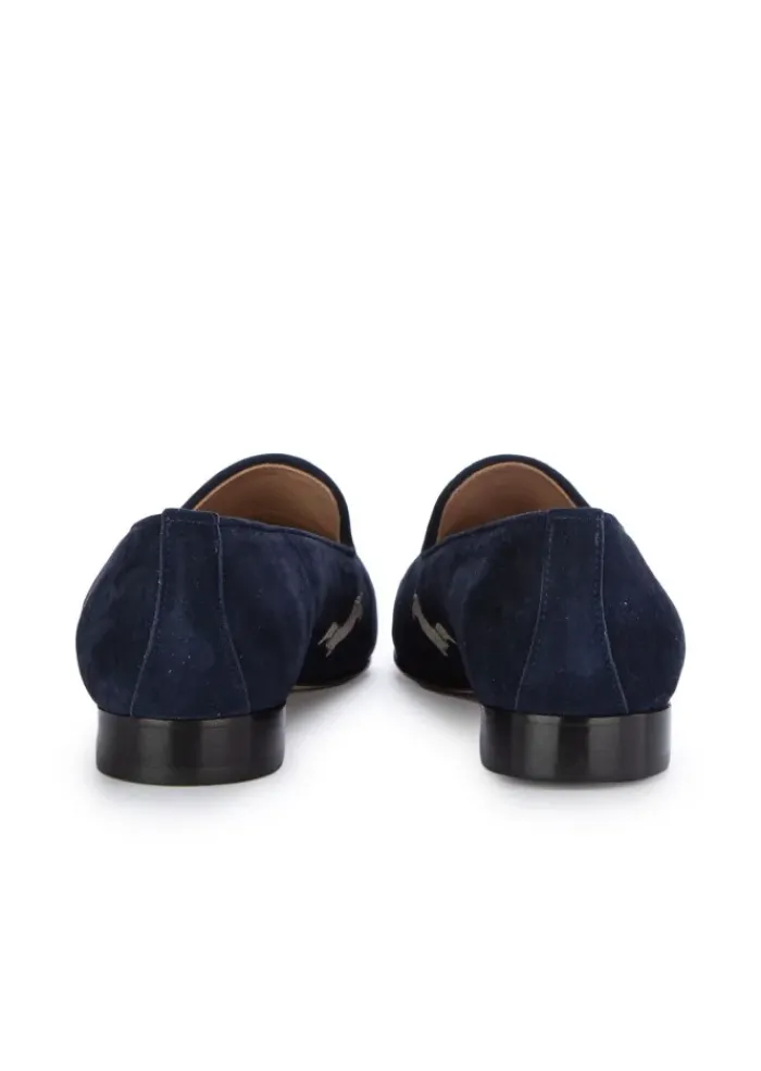 ROMA | BALLERINAS BASSOTTI COLLARI WILDLEDER BLAU Discount