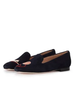 ROMA | BALLERINAS GATTO GOMITOLO ECKIGE SPITZE BLAU Discount