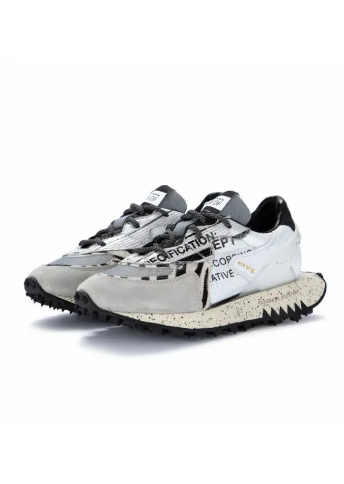 RUN OF | SNEAKER BODRUM SHUTTLE GRAU WEIß Clearance