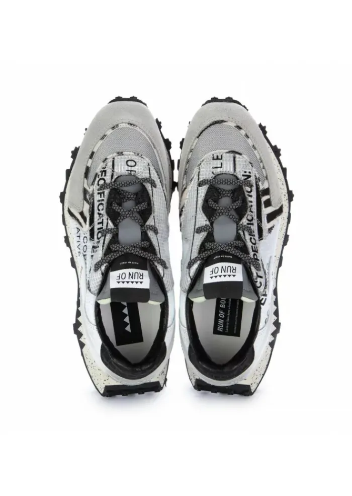 RUN OF | SNEAKER BODRUM SHUTTLE GRAU WEIß Clearance