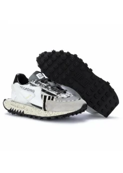 RUN OF | SNEAKER BODRUM SHUTTLE GRAU WEIß Clearance