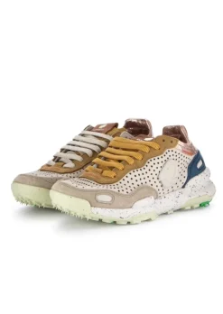 SATORISAN | SNEAKER CHACRONA LASER PREMIUM WEIß BRAUN Fashion