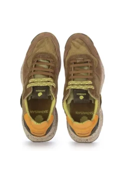 SATORISAN | SNEAKERS CHACRONA LINEN GRÜN BRAUN Sale
