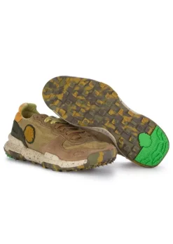SATORISAN | SNEAKERS CHACRONA LINEN GRÜN BRAUN Sale