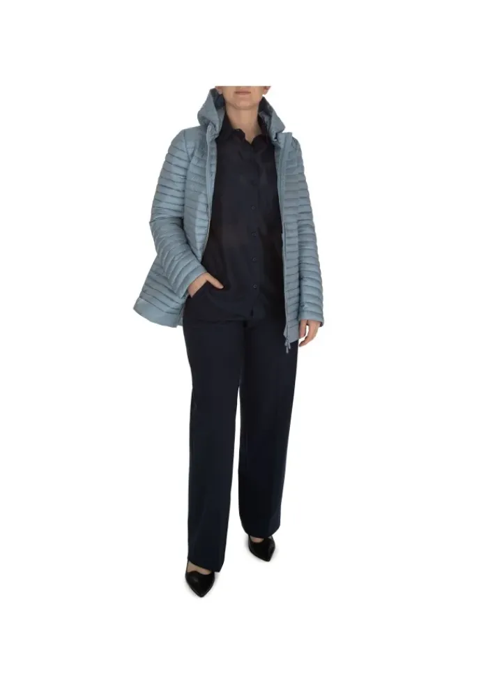 SAVE THE DUCK | DAUNENJACKE IRIS20 ALIMA HELLBLAU New
